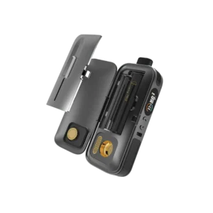 מבנה פנימי של וופורייזר לגאסי פרו 2 הכולל סוללה נשלפת ותא מילוי מצופה זהב